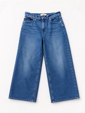 Madewell Wide Leg Flare Jeans - Medium Blue Denim, 29P